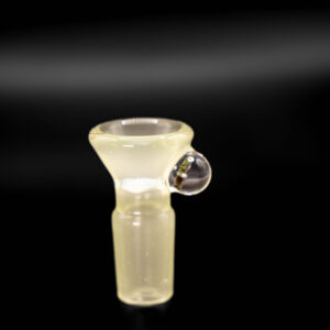 welch glass fully worked baby yoda millie 18mm slide